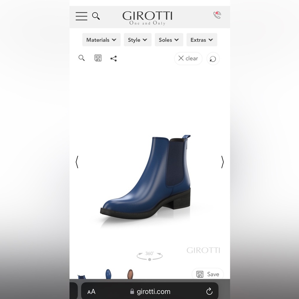 Authentic Girroti custom made Italian shoes size 38